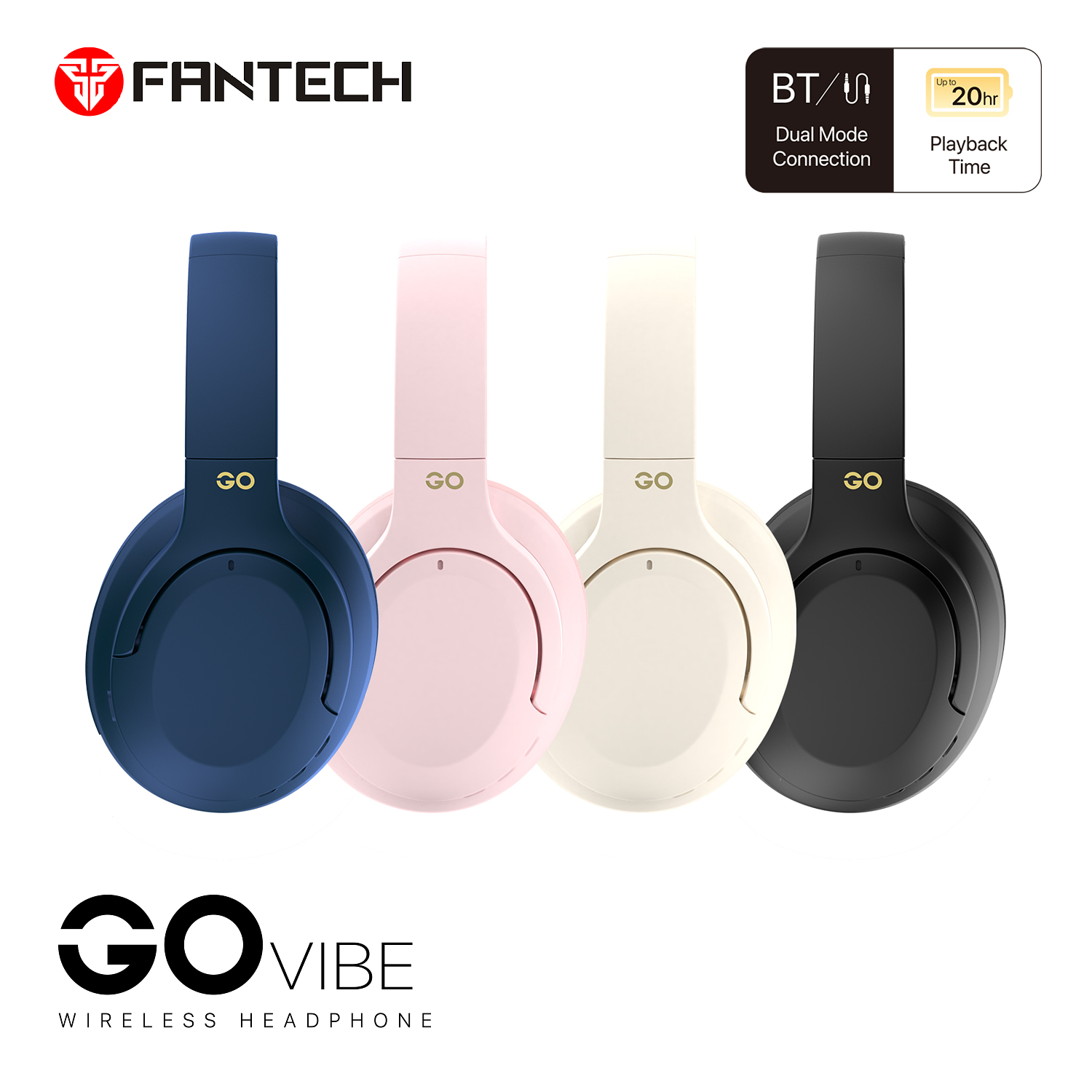 GO VIBE WH05 Wireless Blue Audífonos inalámbricos 10