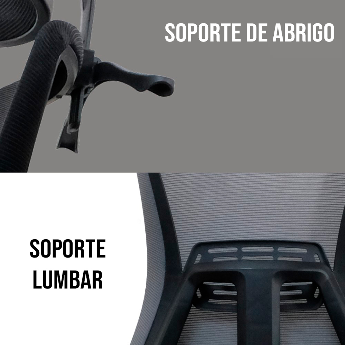 OCA258 Black Silla ergonómica Oficina 9
