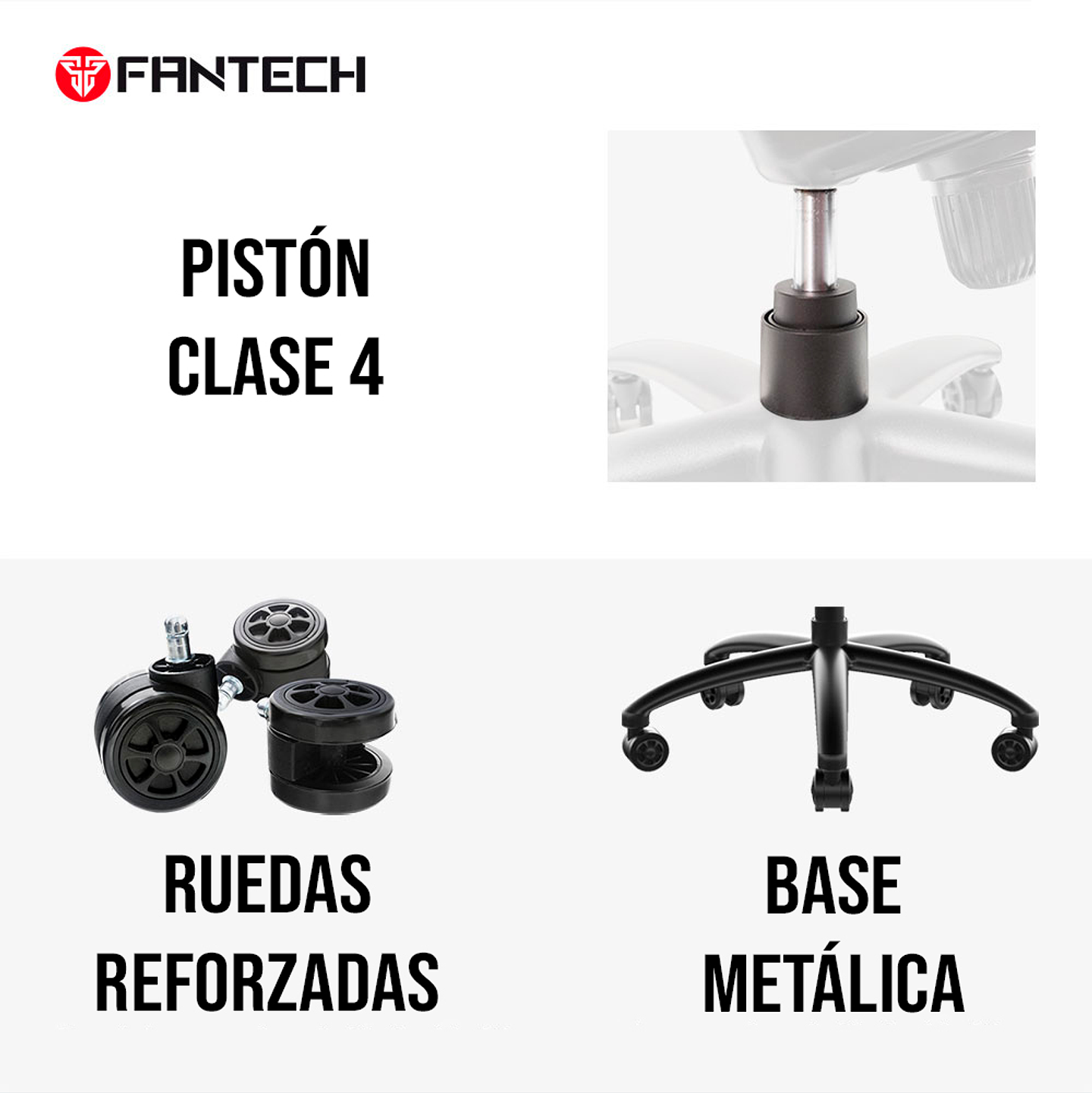 GC192 LEDARE TANK Primastitch Grey Silla Ergonómica de Tela 7