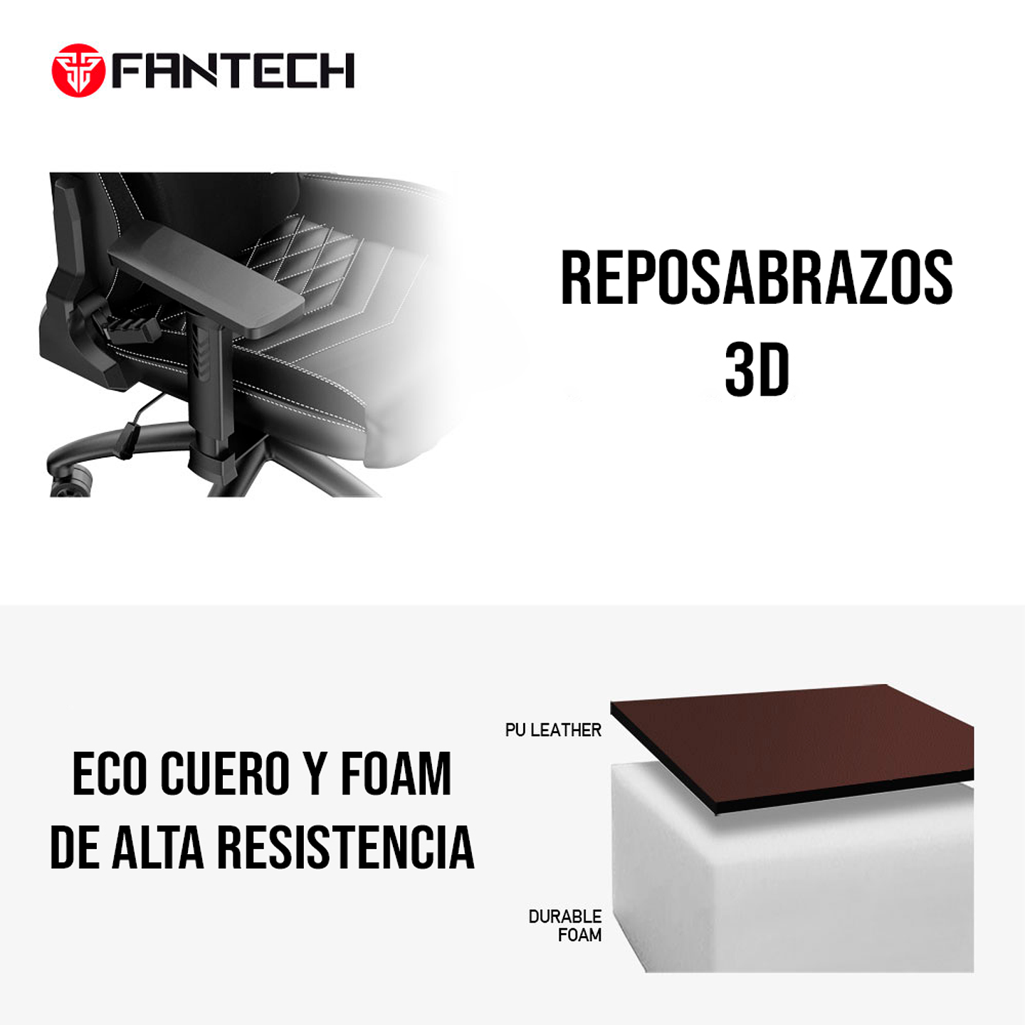 GC192 LEDARE TANK Primastitch Grey Silla Ergonómica de Tela 9