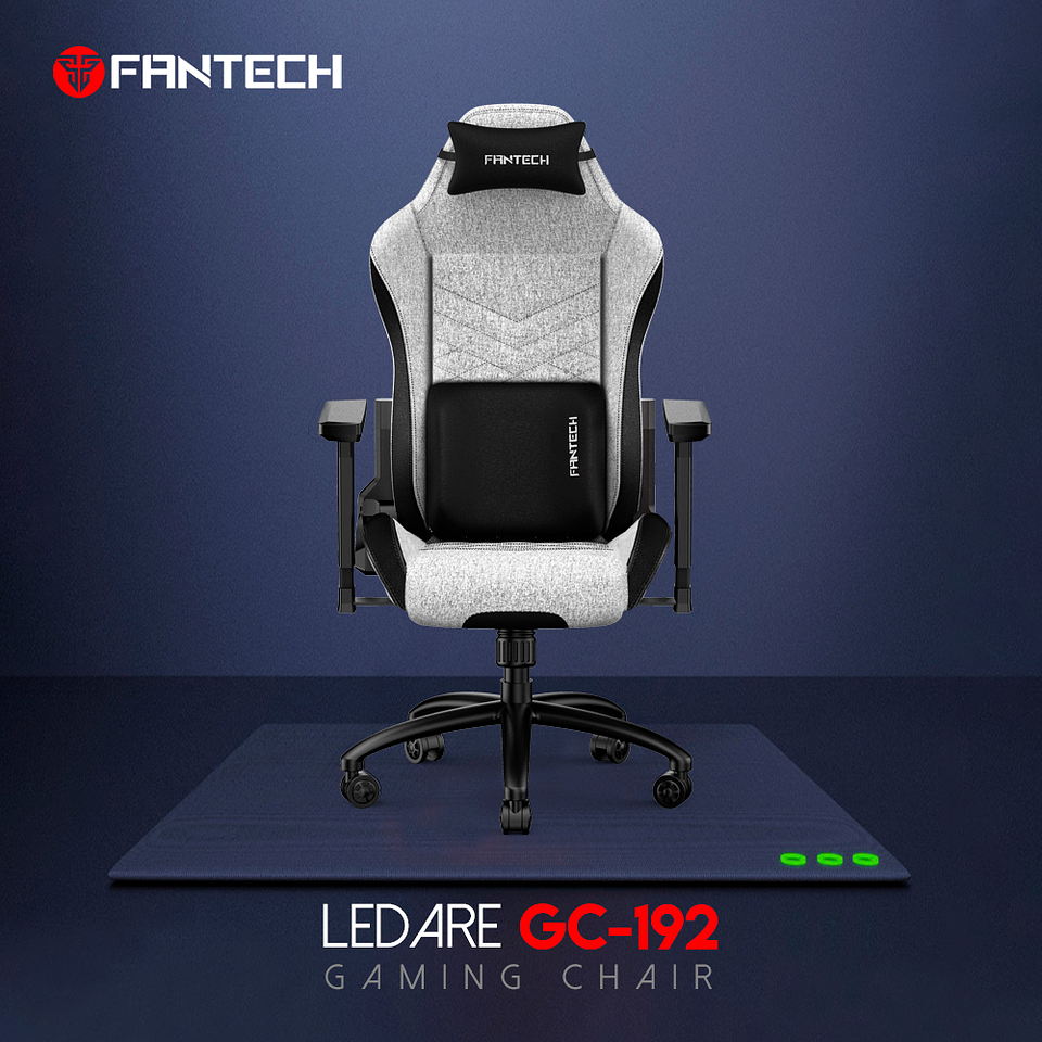 GC192 LEDARE TANK Primastitch Grey Silla Ergonómica de Tela 13