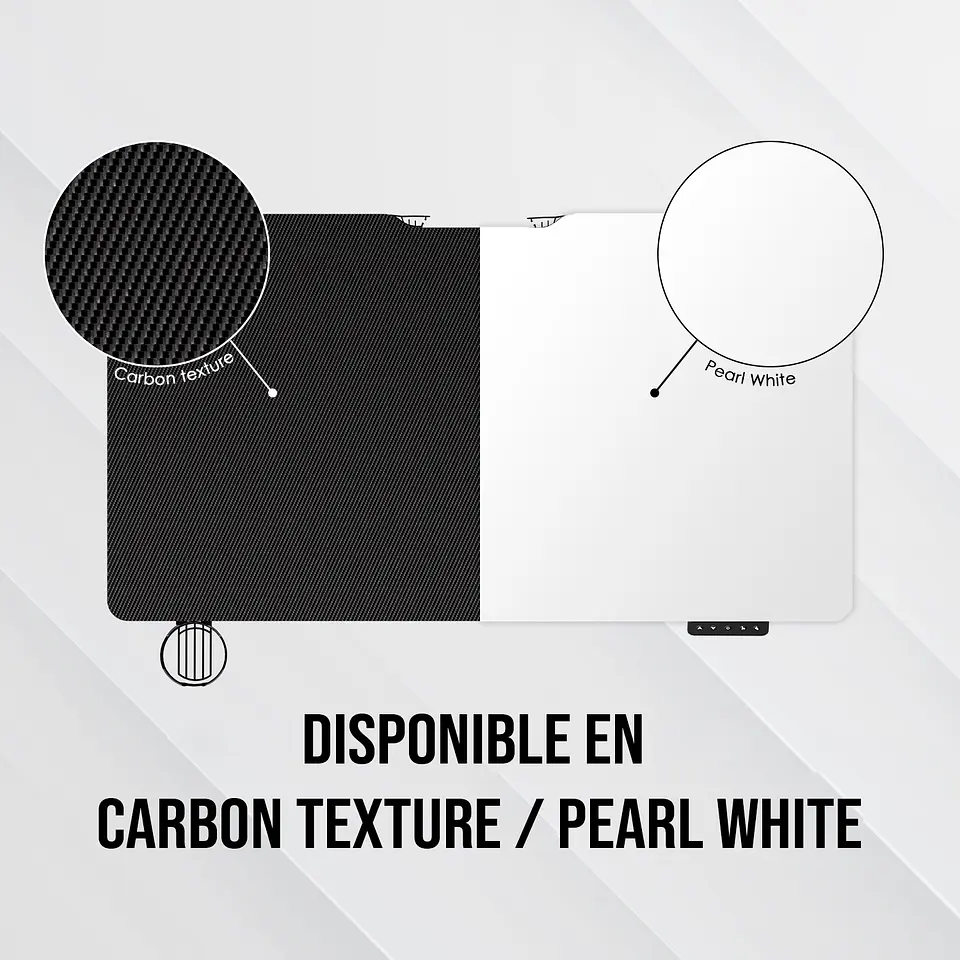 WS311 WORKSTATION Pearl White Escritorio con Control de Elevación Automática 7