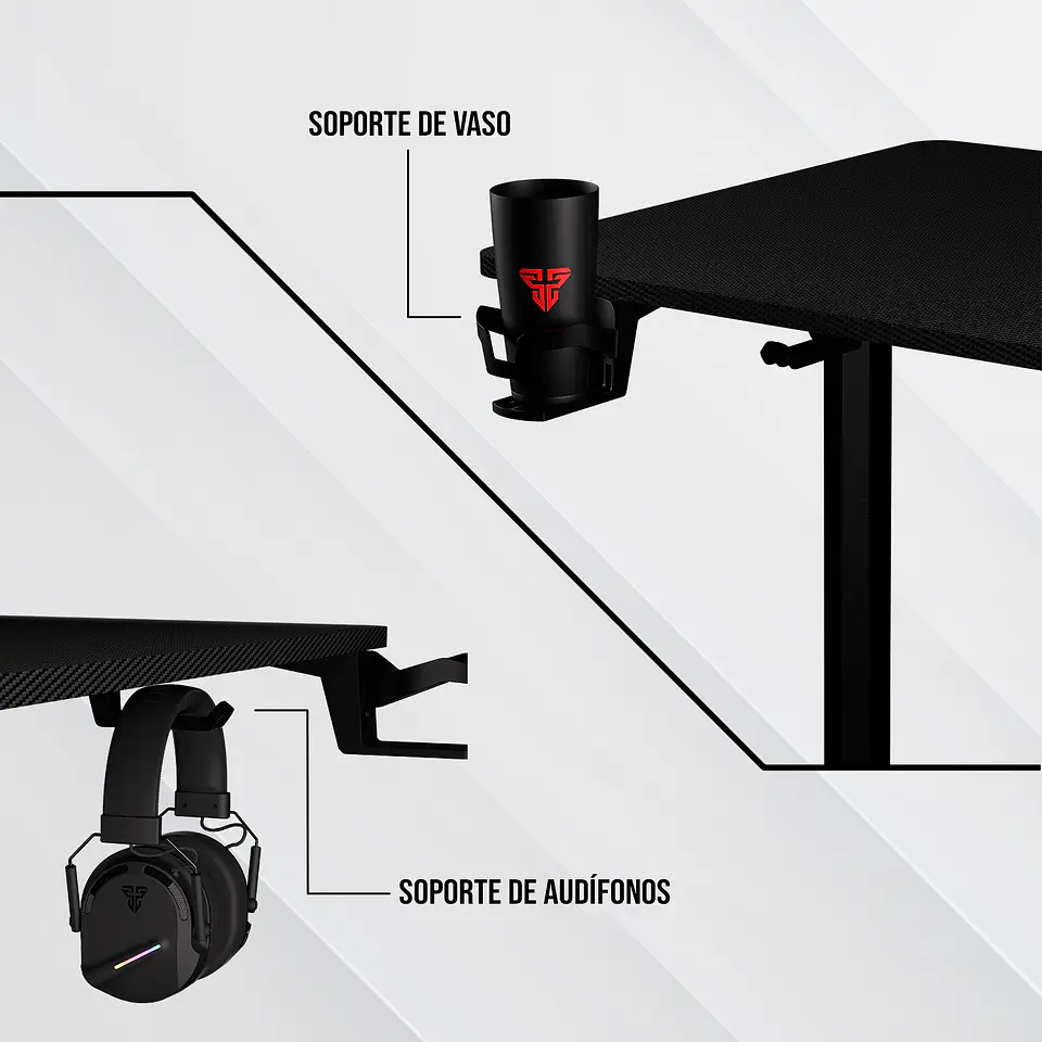 WS311 WORKSTATION Pearl White Escritorio con Control de Elevación Automática 10