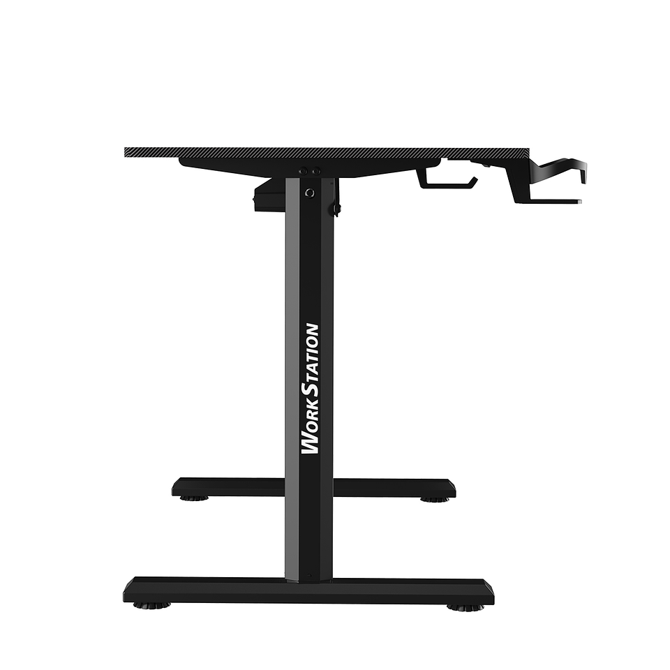 WS311 WORKSTATION Carbon Black Escritorio con Control de Elevación Automática 3