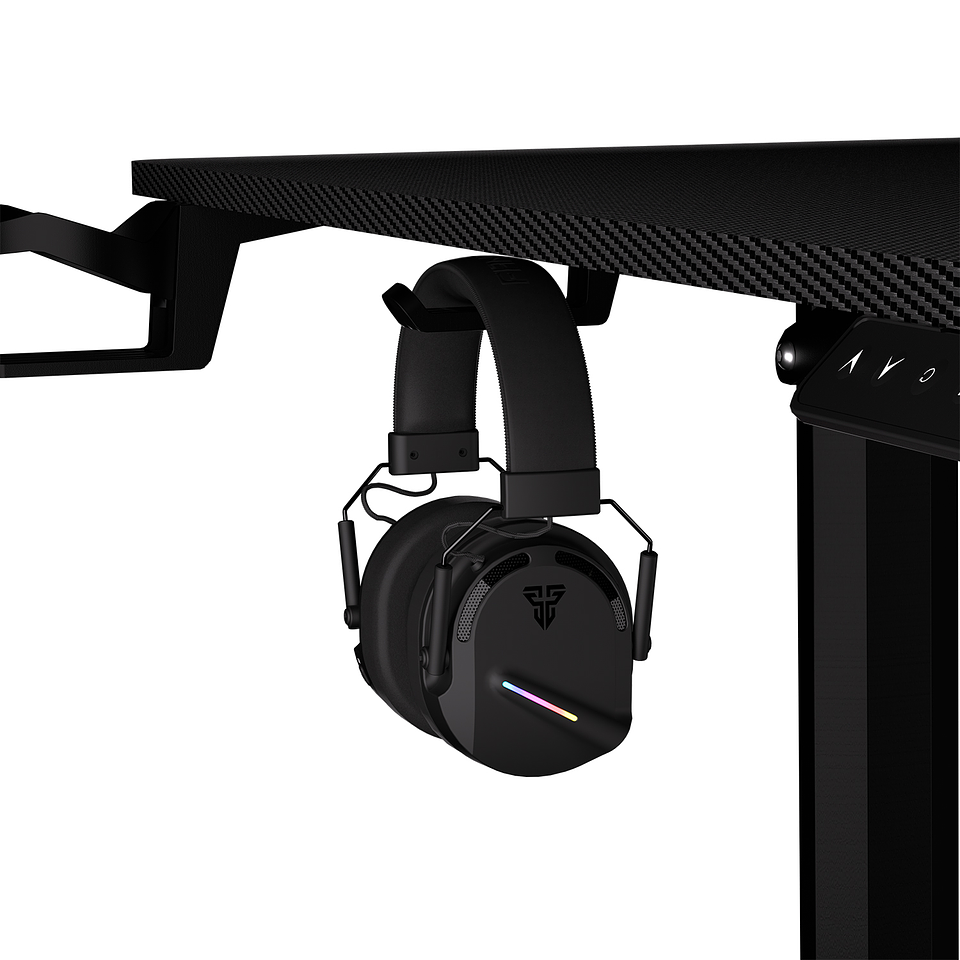 WS311 WORKSTATION Carbon Black Escritorio con Control de Elevación Automática 6