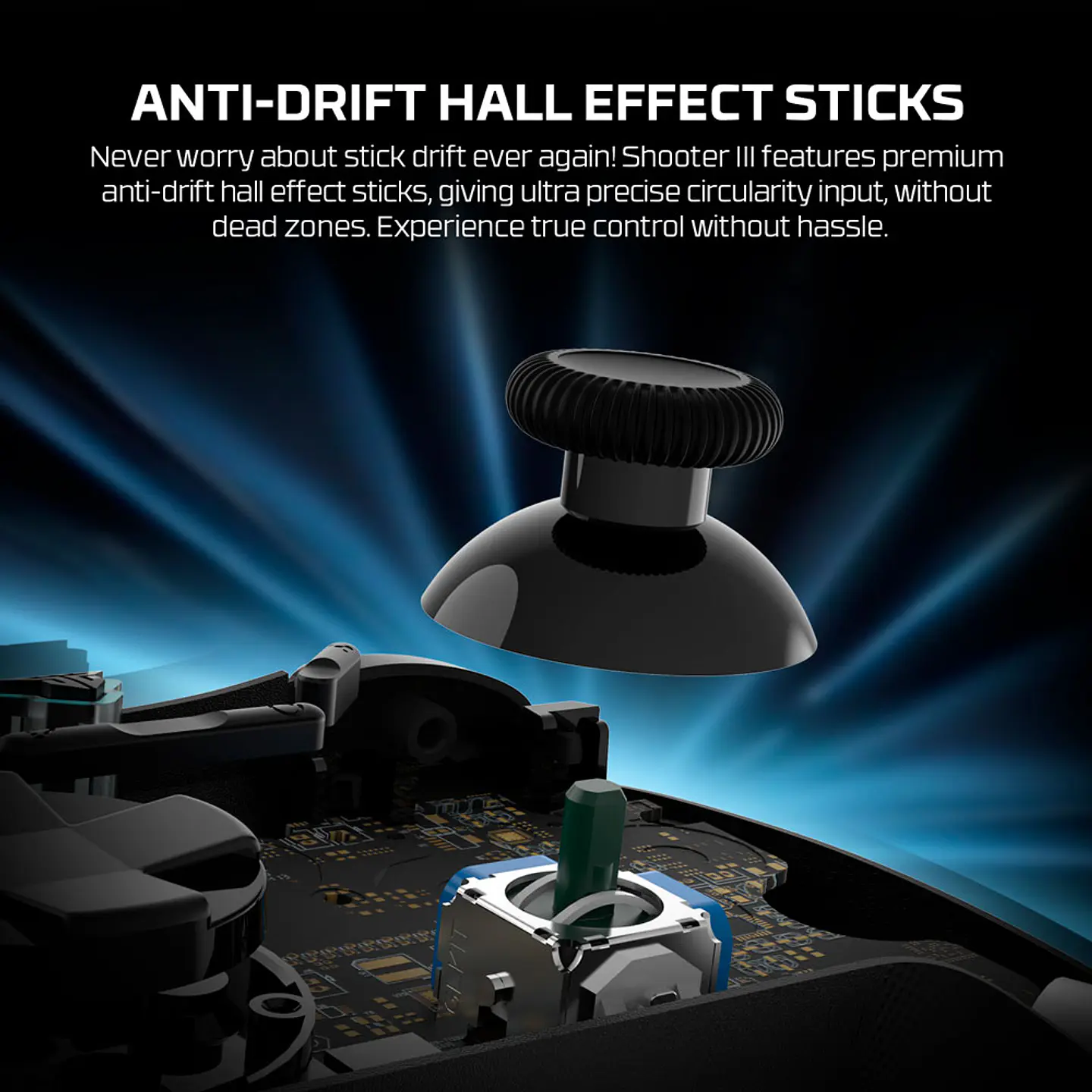 WGP13s SHOOTER III Black Control Inalámbrico Multiplataforma PC Switch Mobile Playstation 16