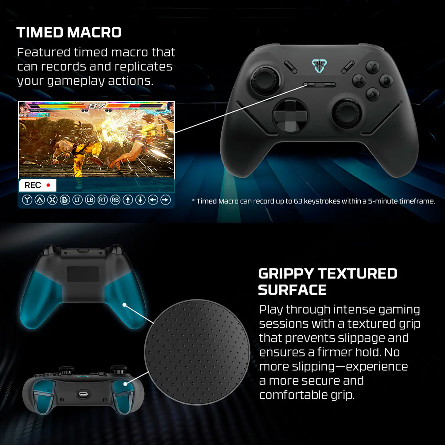 WGP13s SHOOTER III Black Control Inalámbrico Multiplataforma PC Switch Mobile Playstation 17