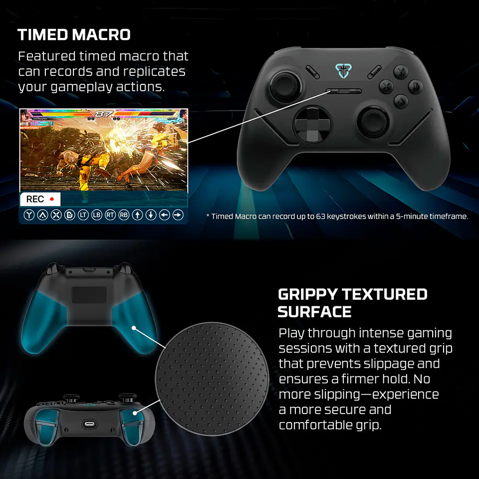 WGP13s SHOOTER III Black Control Inalámbrico Multiplataforma PC Switch Mobile Playstation 17