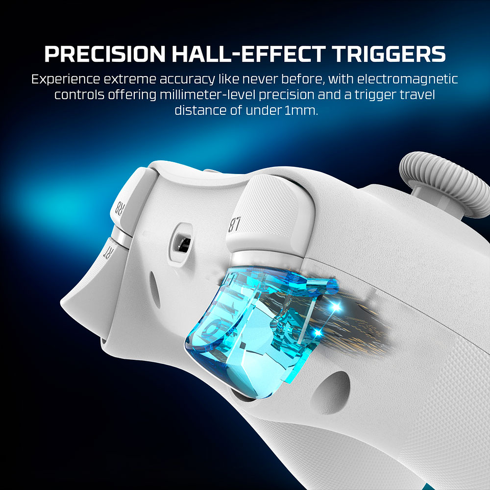 WPG13s SHOOTER III White Control Inalámbrico Multiplataforma PC Switch Mobile Playstation 13