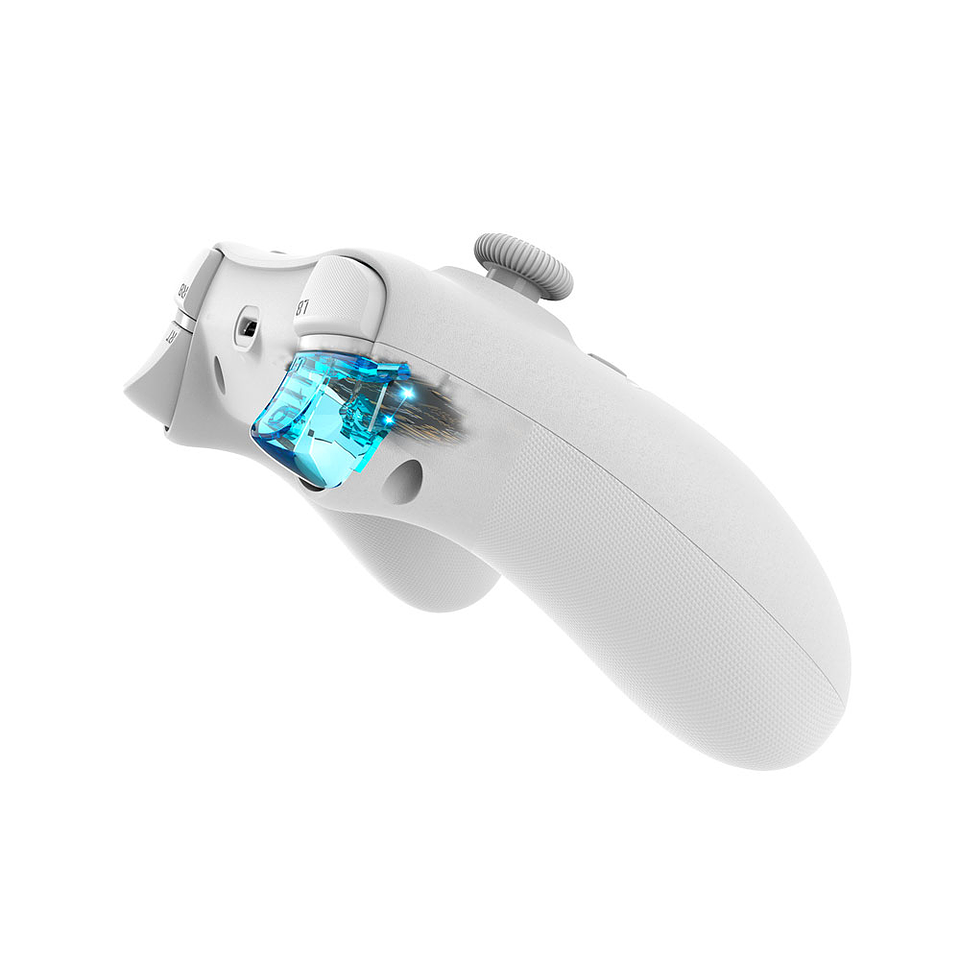 WPG13s SHOOTER III White Control Inalámbrico Multiplataforma PC Switch Mobile Playstation 2