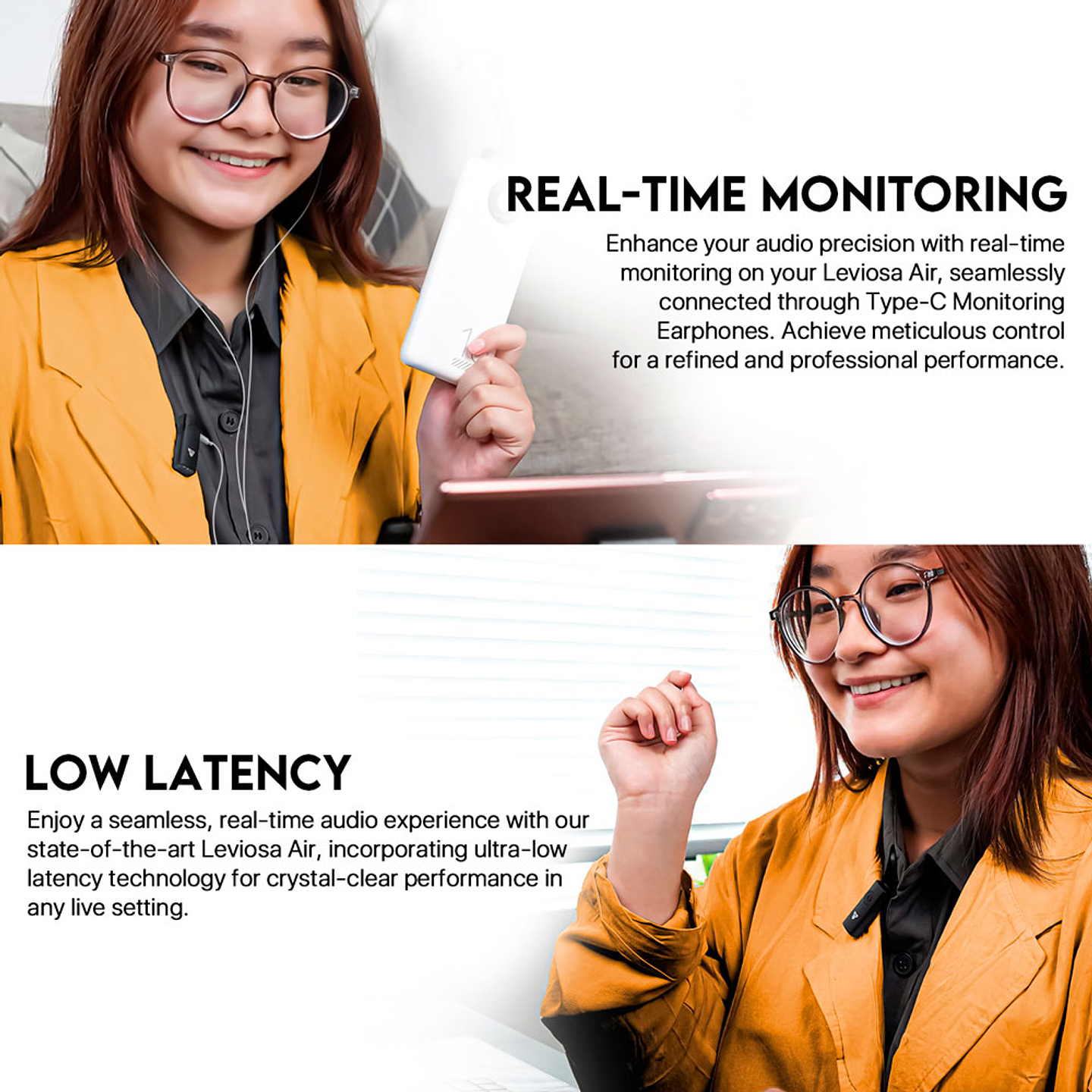 WMV11L LEVIOSA AIR Micrófono Inalámbrico Lavalier Lightning 14