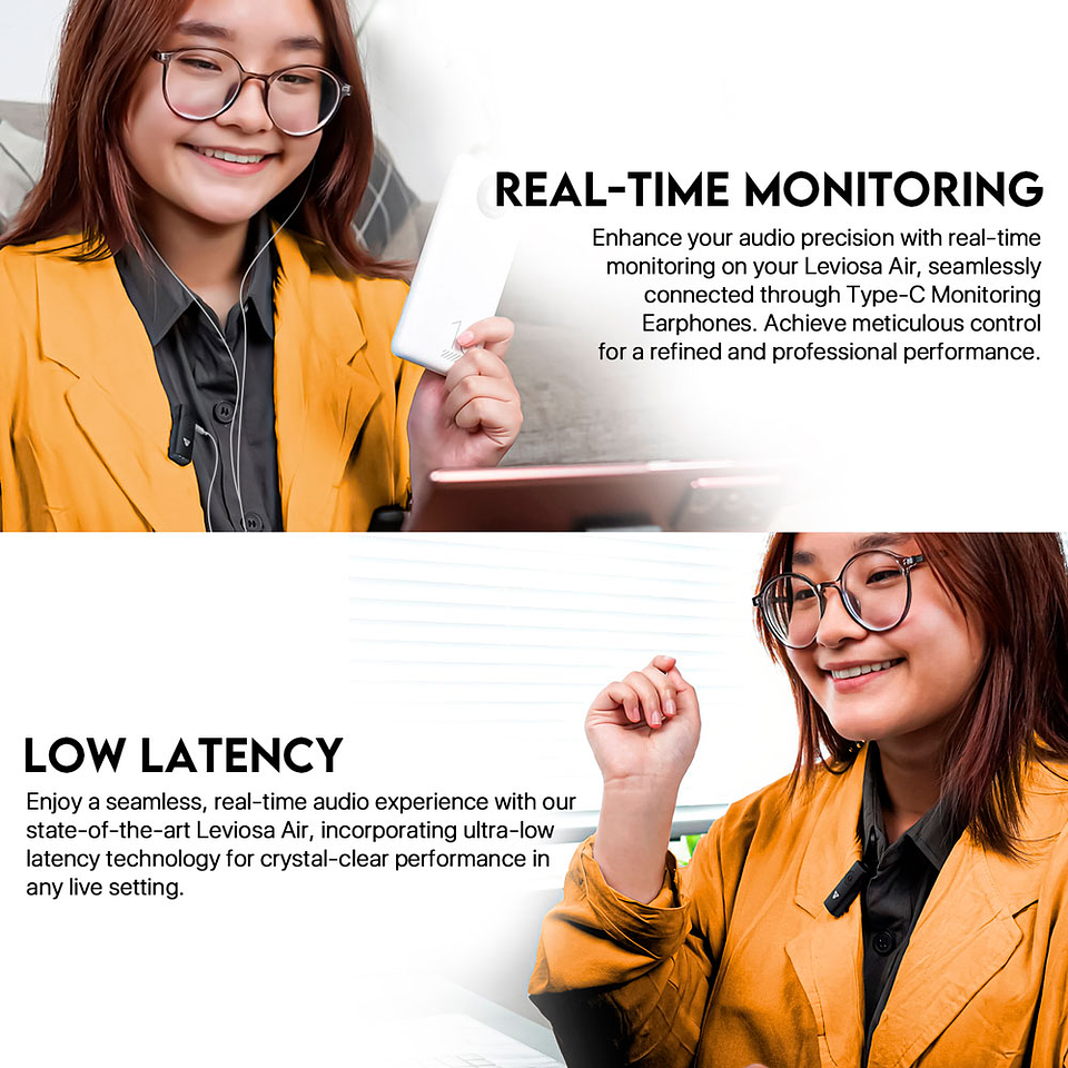 WMV11L LEVIOSA AIR Micrófono Inalámbrico Lavalier Lightning 14