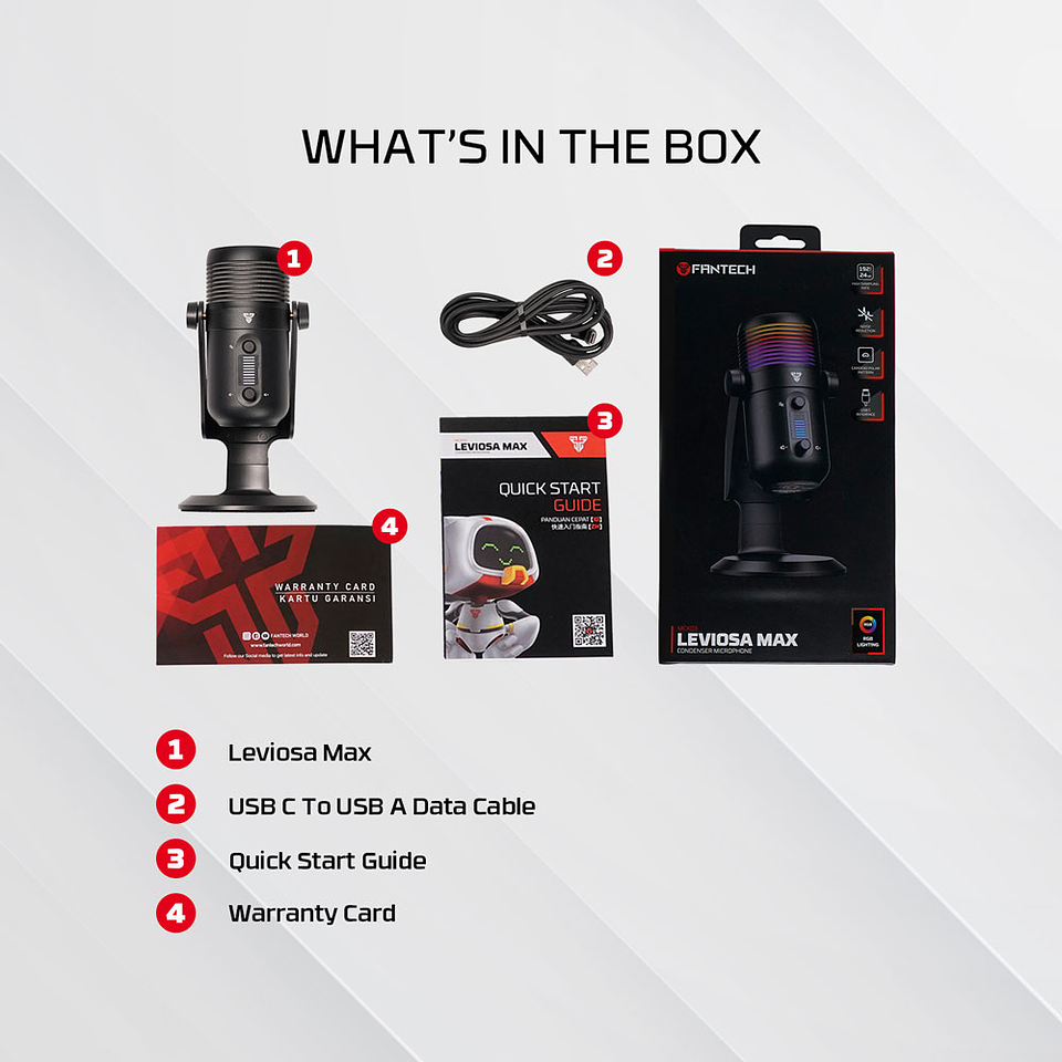 MCX03 LEVIOSA MAX Black Micrófono Cardioide Condensador 15