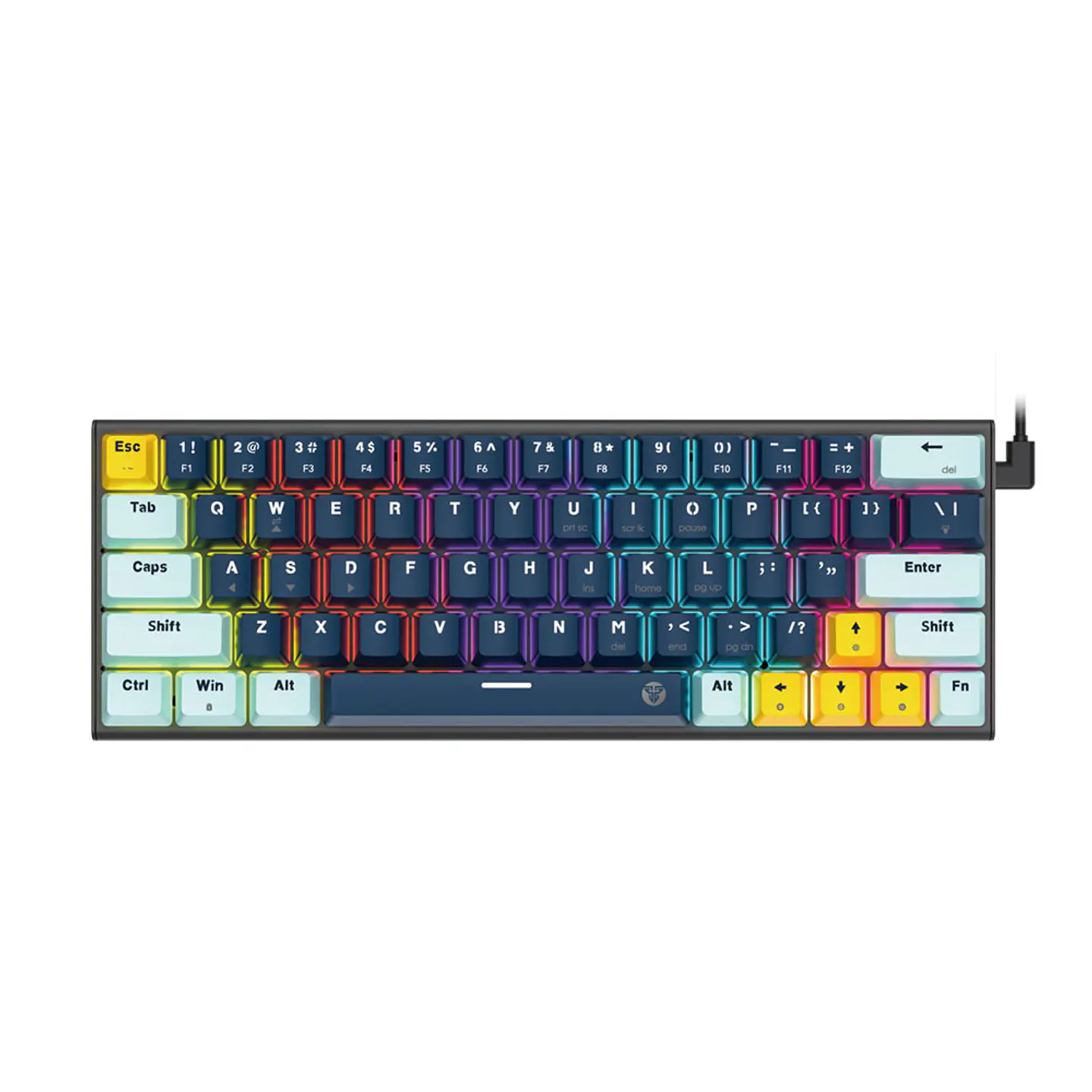 MK874V2 ATOM63 Navy Teclado Mecánico 60% Hot-Swappable Layout USA 1