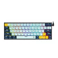 MK874V2 ATOM63 Sky Blue Teclado Mecánico 60% Hot-Swappable Layout USA - Miniatura 1
