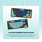 MK875V2 ATOM81 Navy Teclado Mecánico 75% Hot-Swappable Layout USA - Miniatura 4