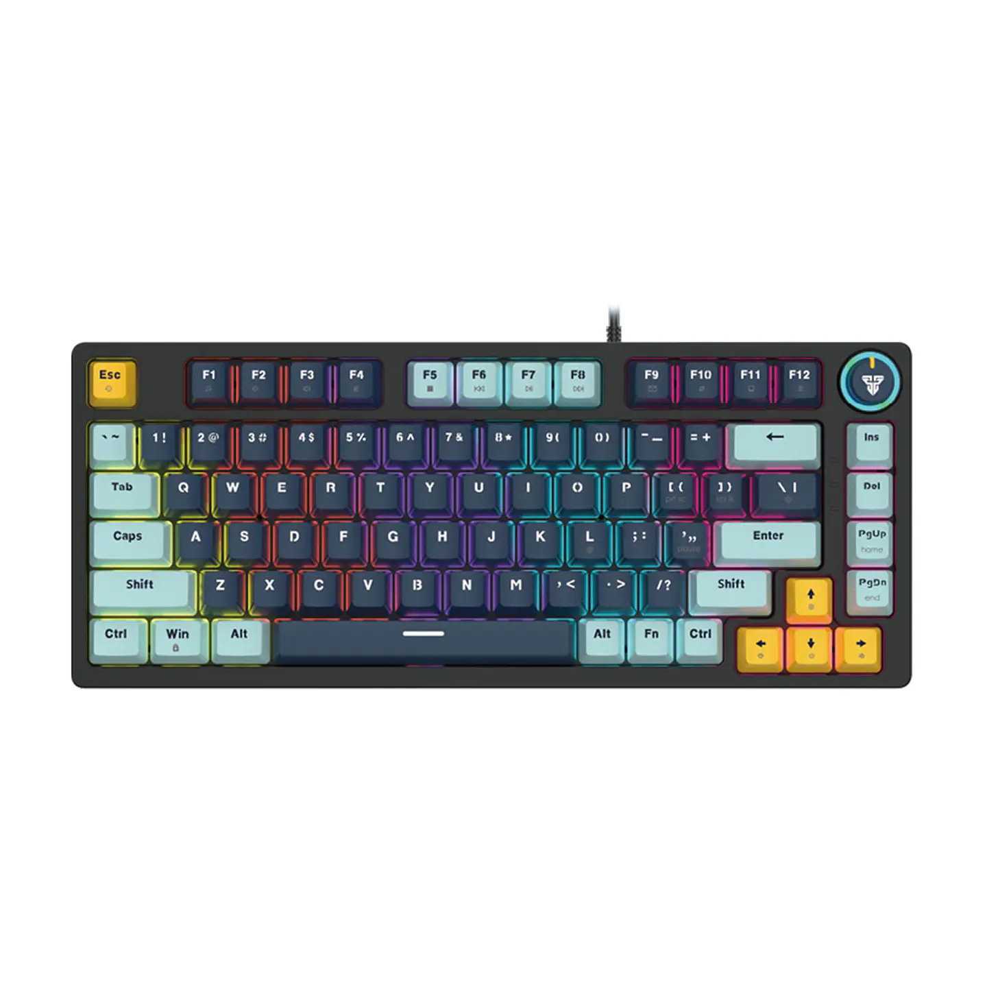 MK875V2 ATOM81 Navy Teclado Mecánico 75% Hot-Swappable Layout USA 1