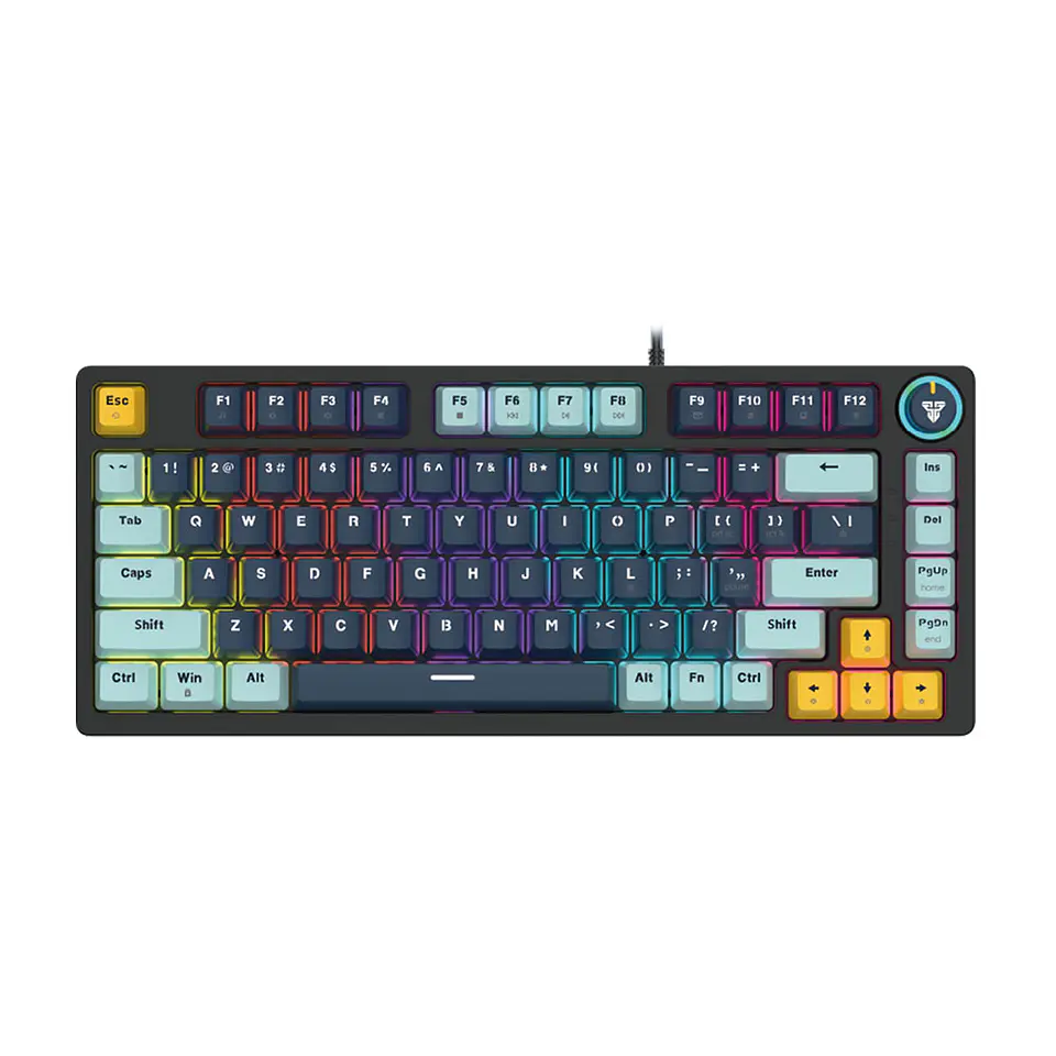MK875V2 ATOM81 Navy Teclado Mecánico 75% Hot-Swappable Layout USA 1