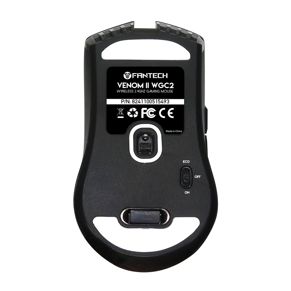 WGC2 VENOM II Black Mouse Inalámbrico 2.400 DPI 2