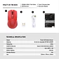 WGC2 VENOM II Red Mouse Inalámbrico 2.400 DPI - Miniatura 15