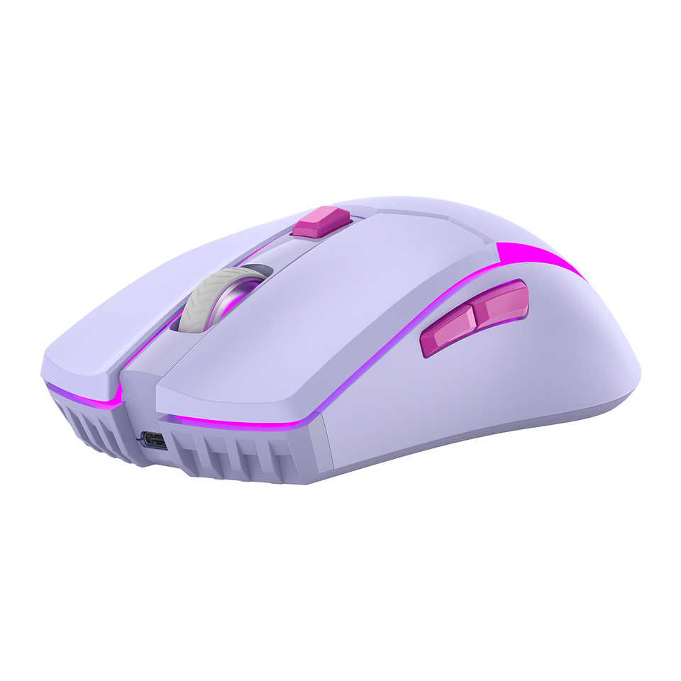 WGC2 VENOM II Purple Mouse Inalámbrico 2.400 DPI 3