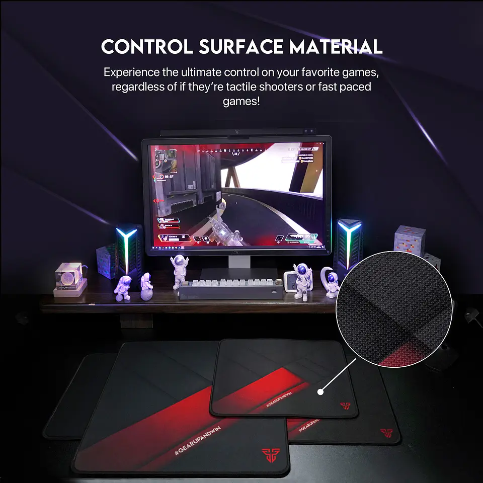 MP806 VIGIL Black Mousepad Talla XL Control Edition 5