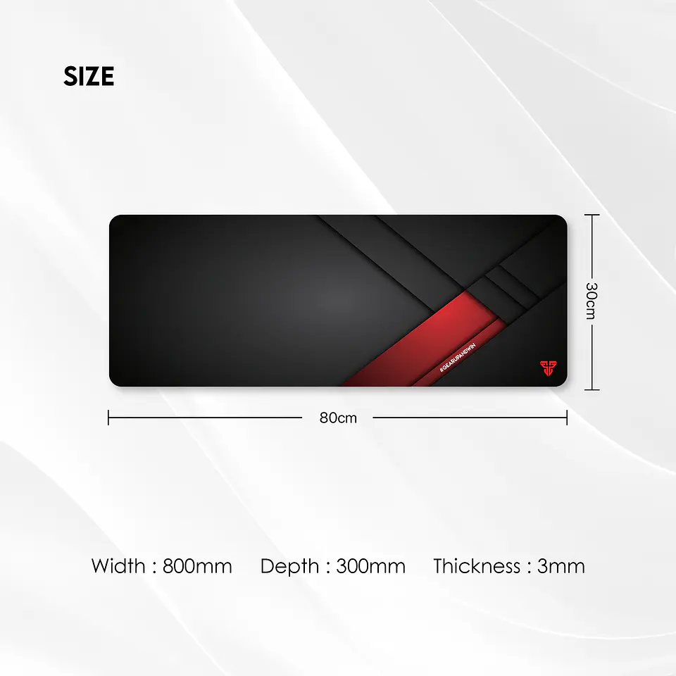 MP806 VIGIL Black Mousepad Talla XL Control Edition 7