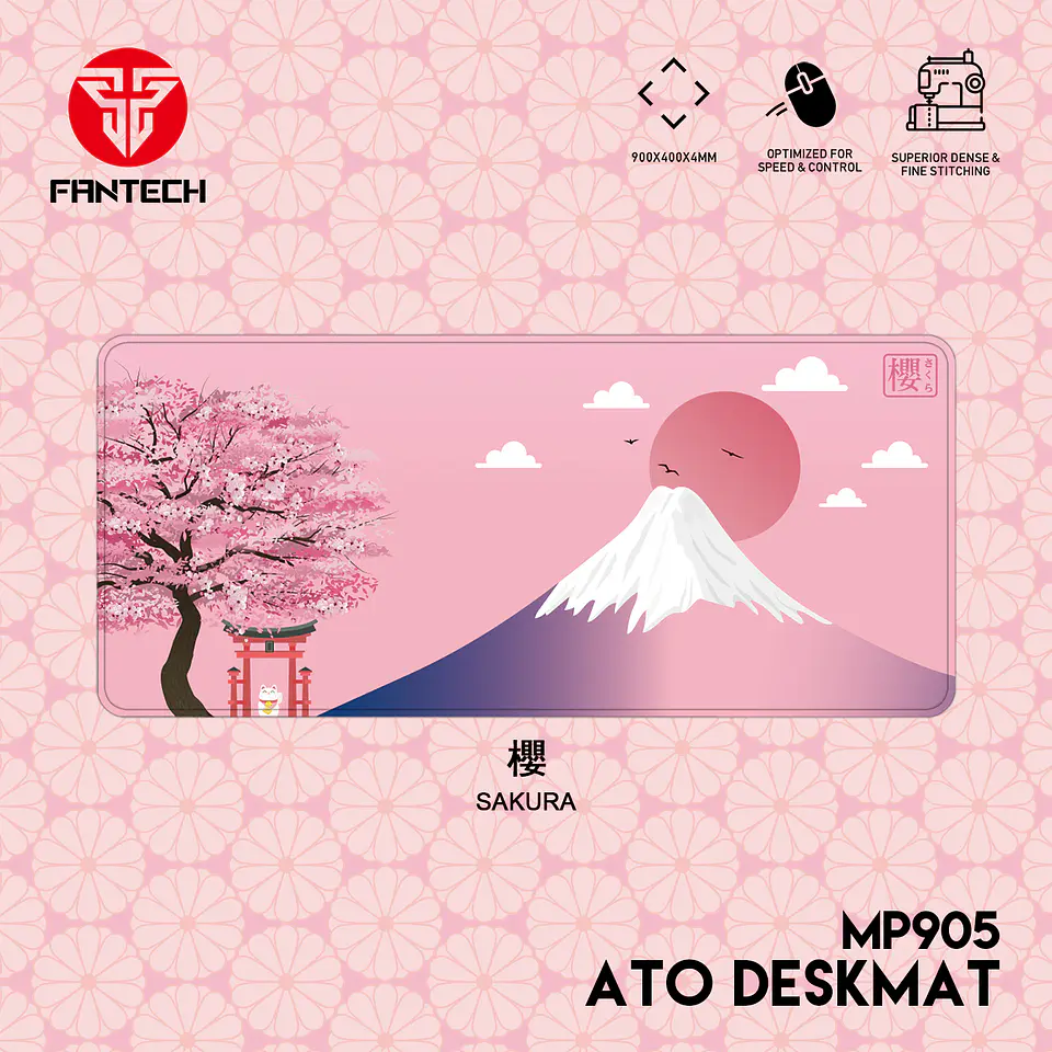 MP905 ATO Sakura Edition Mousepad Deskmat Talla XL 17