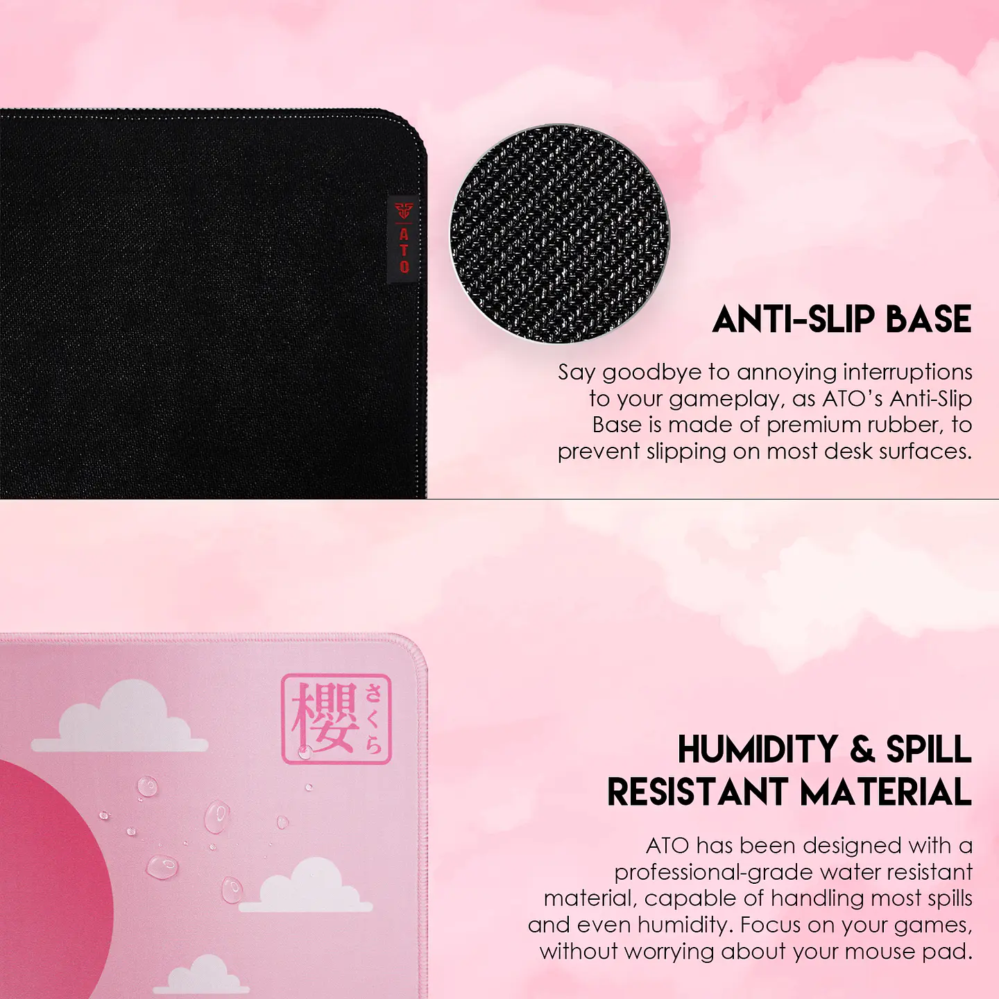 MP905 ATO Sakura Edition Mousepad Deskmat Talla XL 14