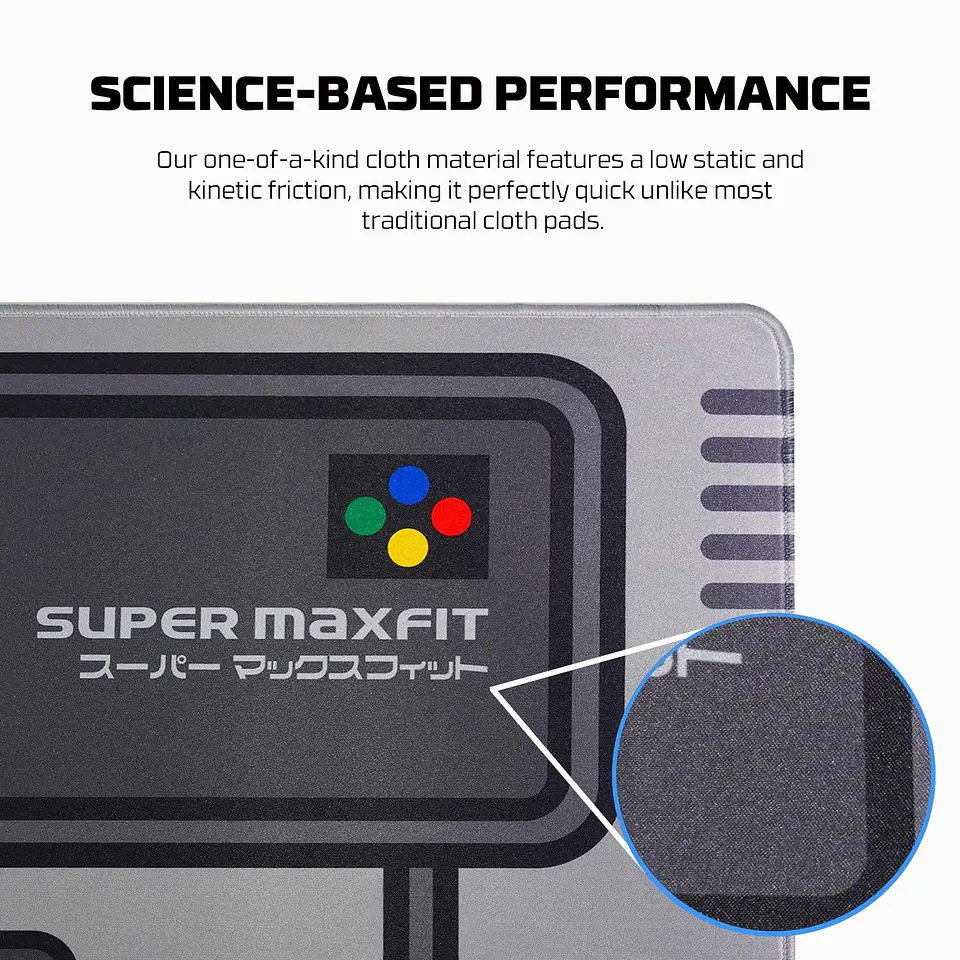 MP905 ATO Super Famicom Edition Mousepad Deskmat Talla XL Super Maxfit SNES 12
