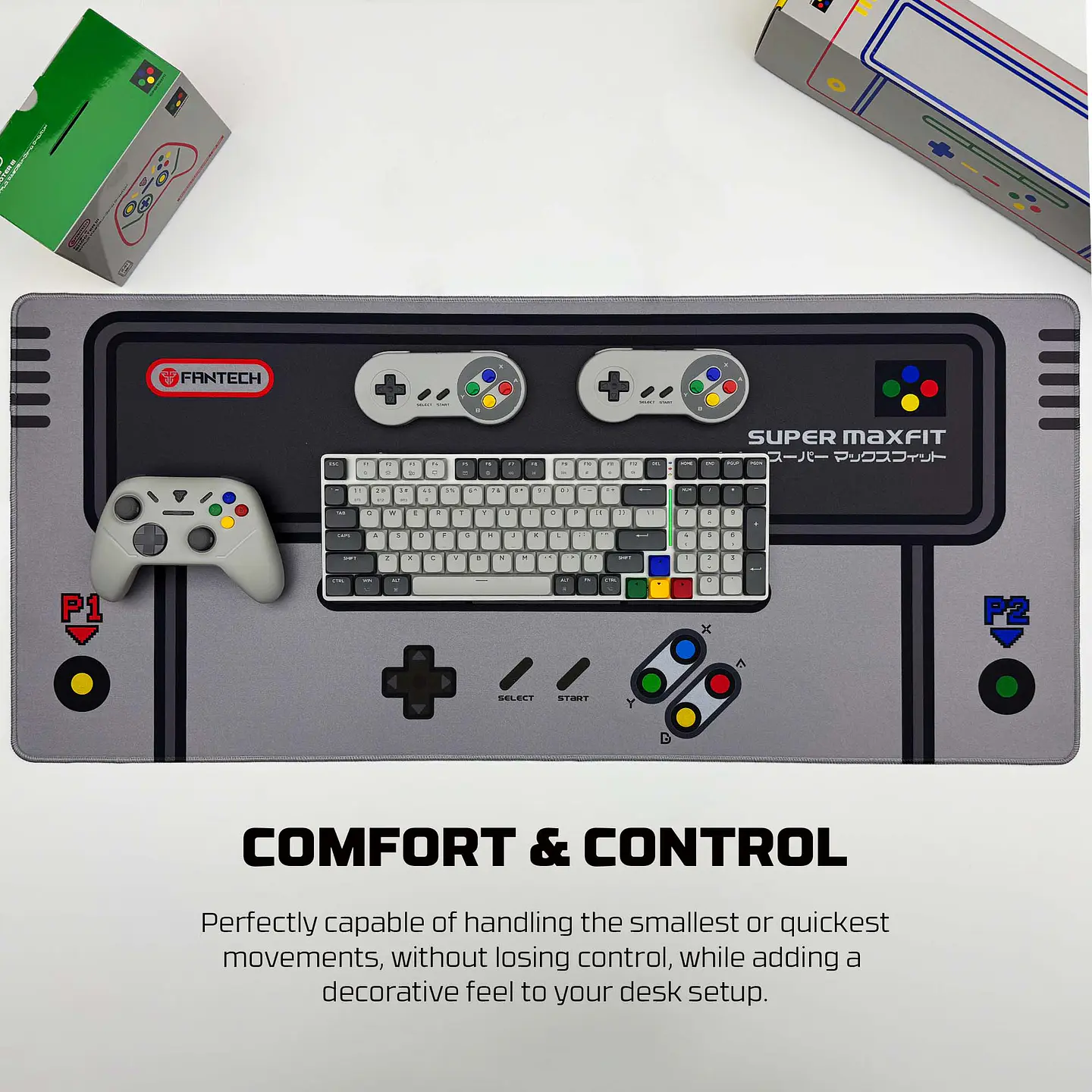 MP905 ATO Super Famicom Edition Mousepad Deskmat Talla XL Super Maxfit SNES 13