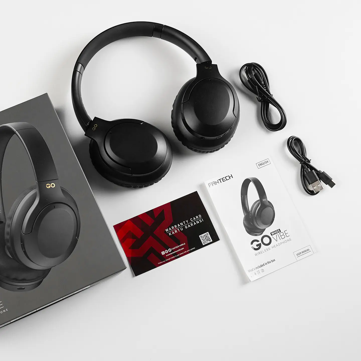 WH05 GO VIBE Black Audífonos Inalámbricos 7