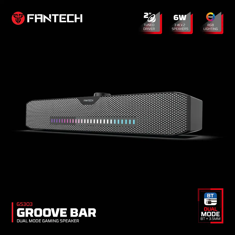 GS303 GROOVE BAR Black SoundBar Inalámbrica 17