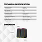 GS304 GROOVE Black Parlantes Bluetooth 3.5 mm - Miniatura 12