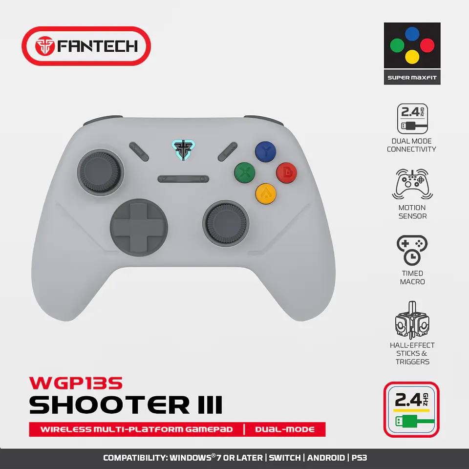 WGP13s SHOOTER III Super Famicom Edition Control Inalámbrico Multiplataforma Super Maxfit SNES 21
