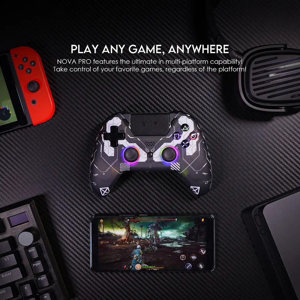 WGP14V2 NOVA PRO Epsilon Control Inalámbrico Multiplataforma PS4 PC Switch 18