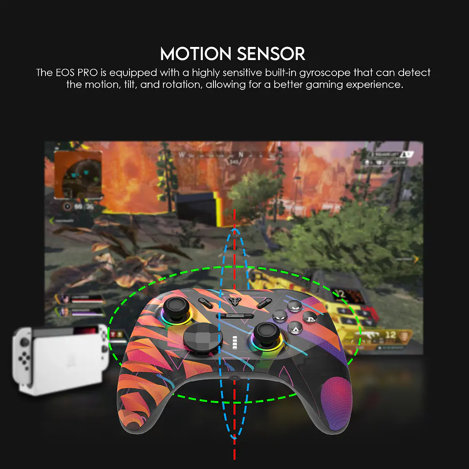 WGP15 EOS PRO Solaris Control Inalámbrico Multiplataforma PC Nintendo Switch 17