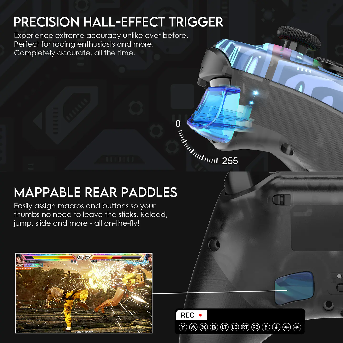 WGP15 EOS PRO Polaris Control Inalámbrico Multiplataforma PC Nintendo Switch 15