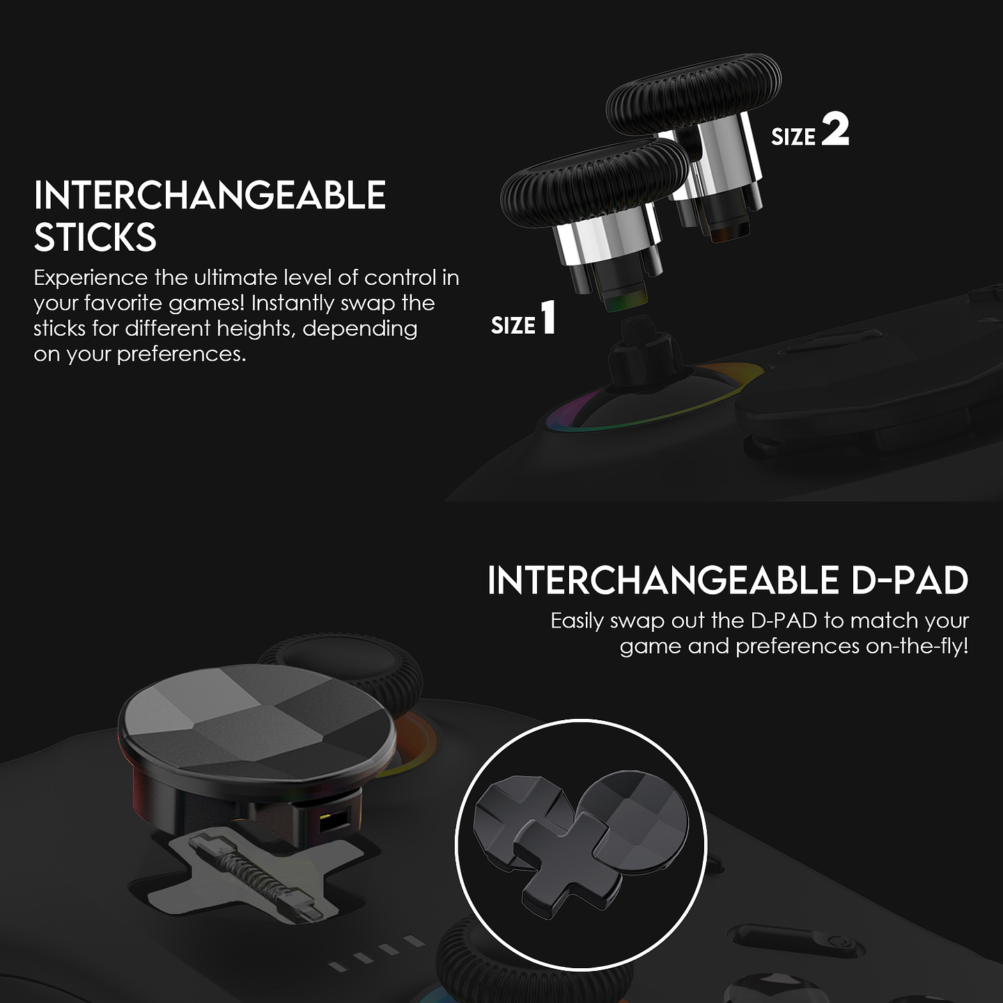 WGP15 EOS PRO Orion Control Inalámbrico Multiplataforma PC Nintendo Switch 10