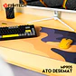 MP905 ATO Sandy Charcoal Mousepad Deskmat Talla XL - Miniatura 5