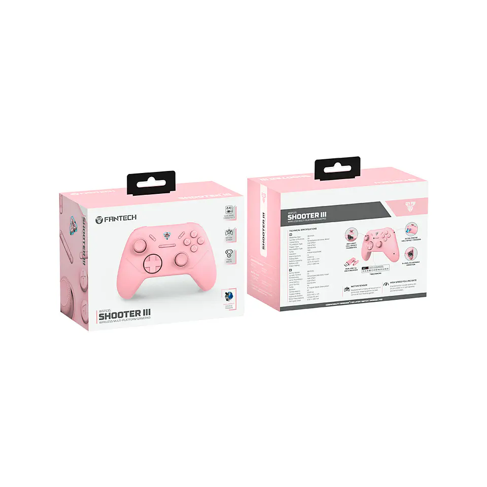 WGP13s SHOOTER III Pink Control Inalámbrico Multiplataforma PC Switch Mobile Playstation 19