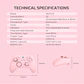 WGP13s SHOOTER III Pink Control Inalámbrico Multiplataforma PC Switch Mobile Playstation - Miniatura 17