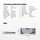 MK915 MAXFIT AIR83 Super Famicom Edition Teclado Inalámbrico aRGB Super Maxfit SNES - Miniatura 30