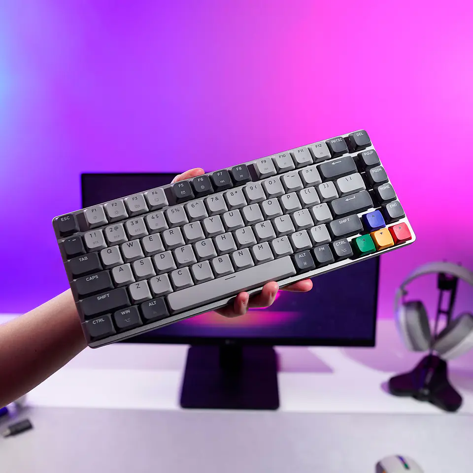 MK915 MAXFIT AIR83 Super Famicom Edition Teclado Inalámbrico aRGB Super Maxfit SNES 11