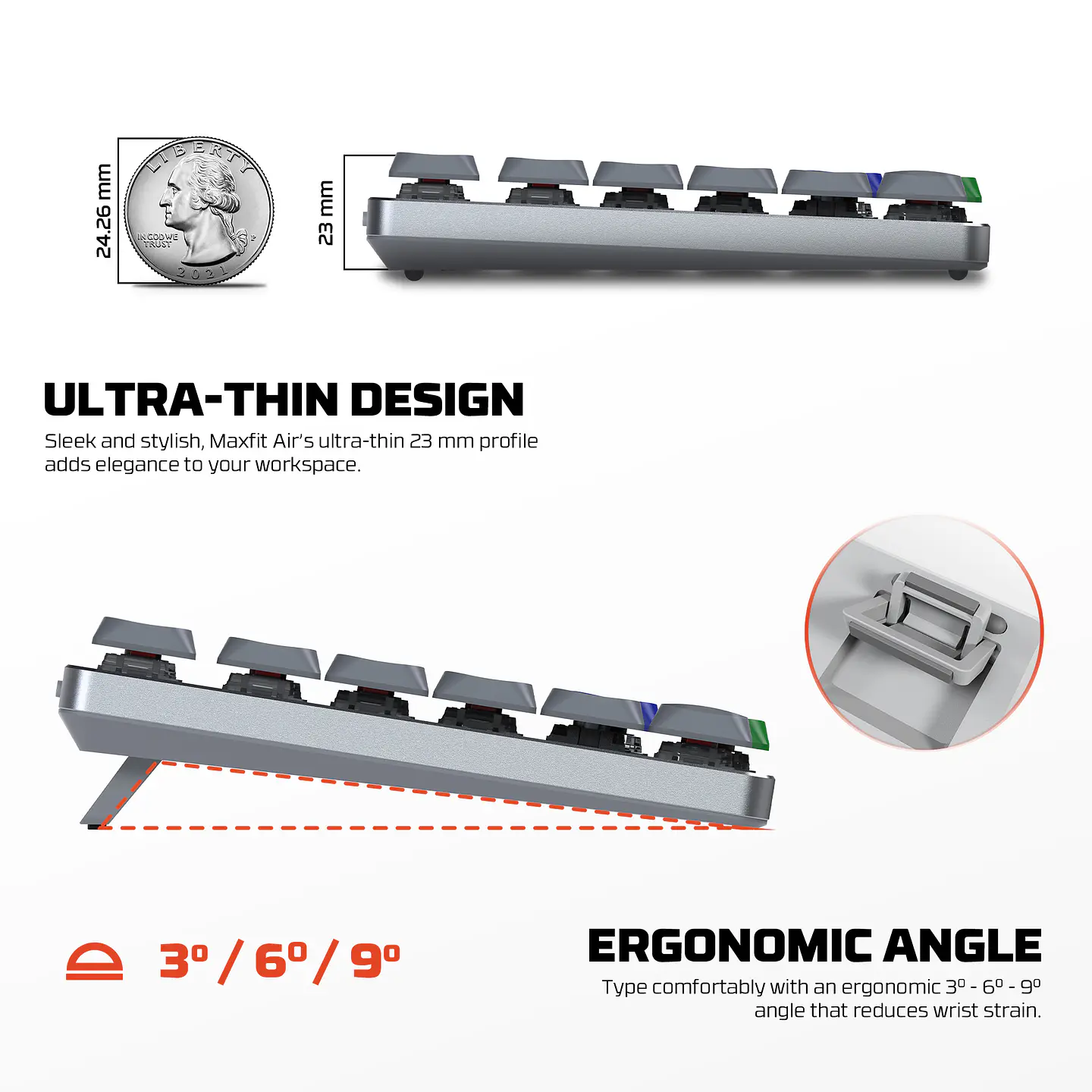 MK916 MAXFIT AIR99 Super Famicom Edition Teclado Inalámbrico aRGB Super Maxfit SNES 22