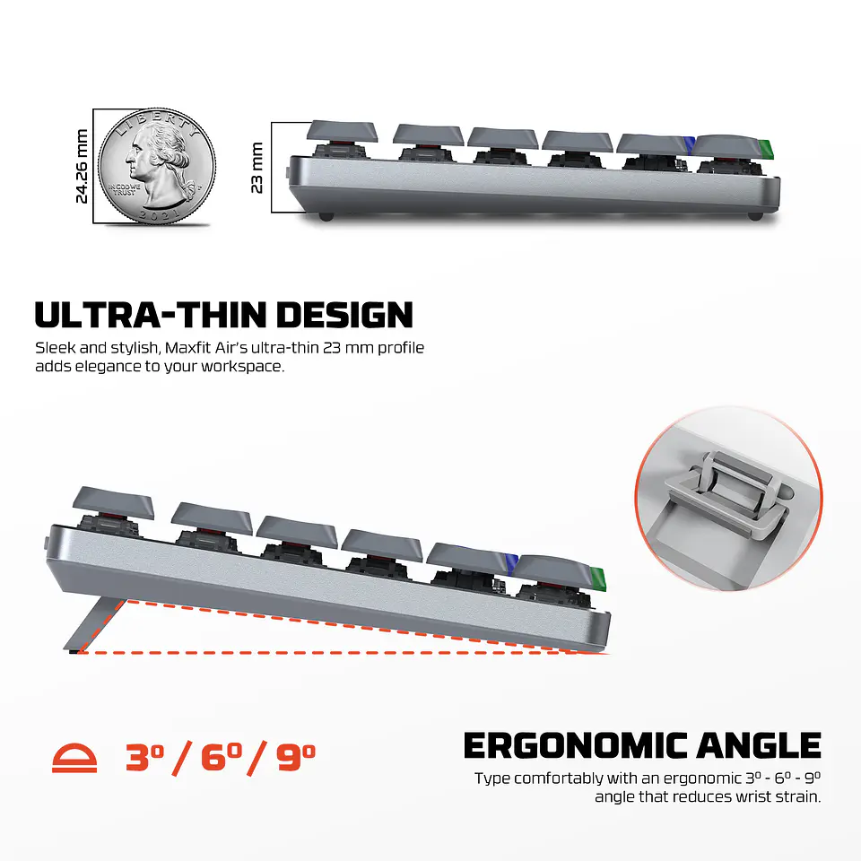MK916 MAXFIT AIR99 Super Famicom Edition Teclado Inalámbrico aRGB Super Maxfit SNES 22