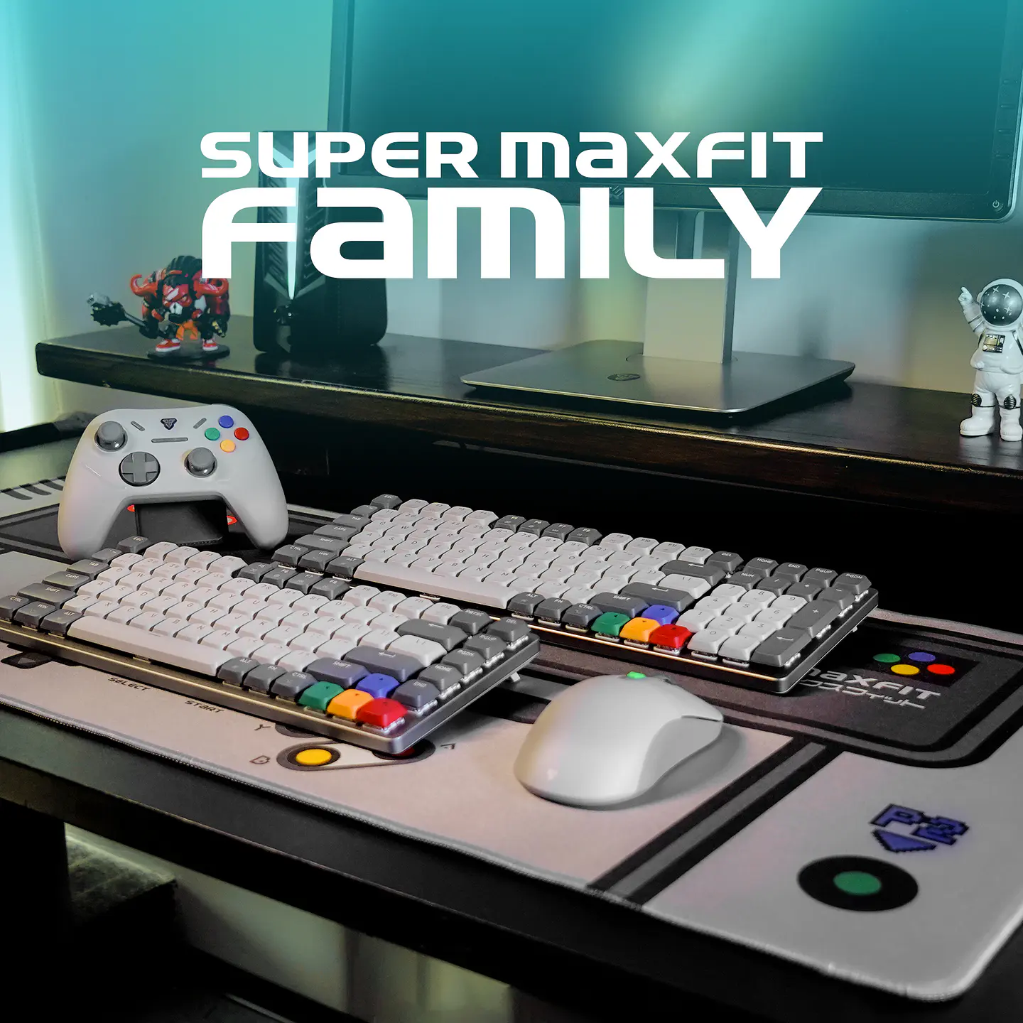 MK916 MAXFIT AIR99 Super Famicom Edition Teclado Inalámbrico aRGB Super Maxfit SNES 14