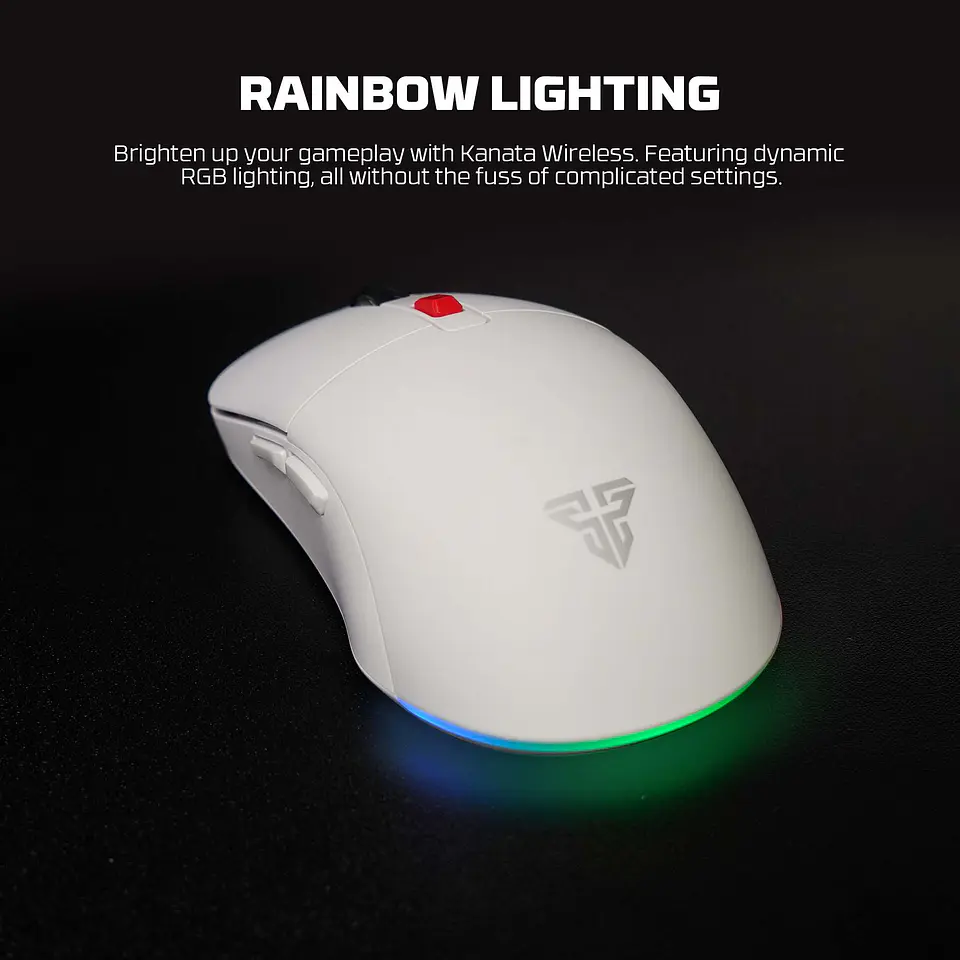 WG9 KANATA White Mouse Inalámbrico 2.000 DPI 6