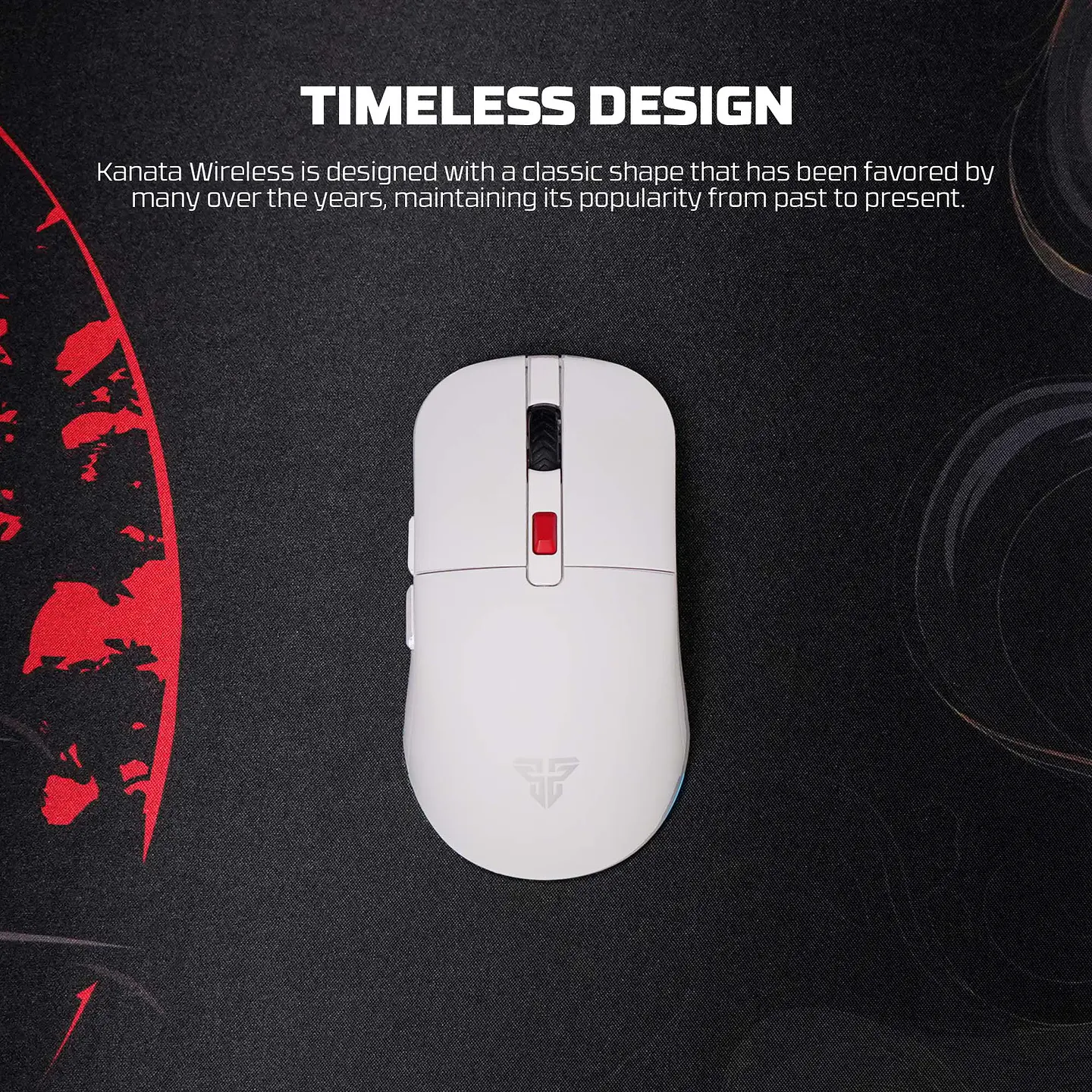 WG9 KANATA White Mouse Inalámbrico 2.000 DPI 10