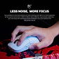 WG9 KANATA White Mouse Inalámbrico 2.000 DPI - Miniatura 11